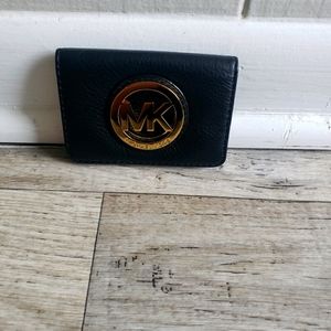Michael Kors Fulton LOGO Leather CC Mini Wallet